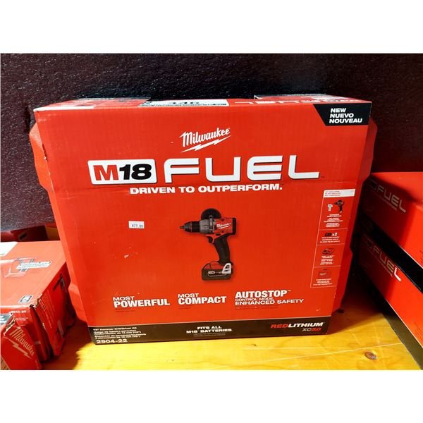 ENSEMBLE PERCEUSE À PERCUSSION ET VISSEUSE À CHOCS MILWAUKEE M18 FUEL 2904-22