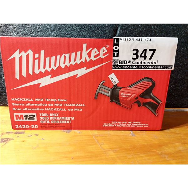 SCIE ALTERNATIVE HACKZALL MILWAUKEE M12 2420-20