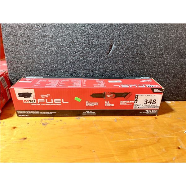 MEULEUSE À MATRICE AVEC FREIN MILWAUKEE M18 FUEL 2939-20, OUTIL SEULEMENT