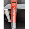 Image 1 : PAQUET DE 5 LAMES SAWZALL MILWAUKEE 9 PO 14 TPI POUR MÉTAL