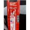 Image 2 : PAQUET DE 5 LAMES SAWZALL MILWAUKEE 9 PO 14 TPI POUR MÉTAL
