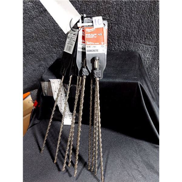 MÈCHE À BÉTON MILWAUKEE SDS PLUS 1/4 X 12 PO