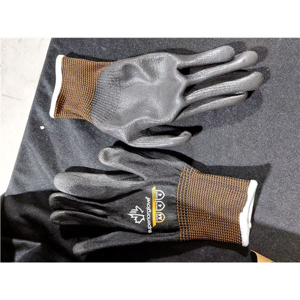 DOUZAINE DE PAIRES DE GANTS DE TRAVAIL SUPERIOR GLOVE, GRANDEUR 9