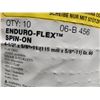 Image 2 : PAQUET DE 10 DISQUES À FEUILLETS WALTER ENDURO-FLEX SPIN-ON 4-1/2 PO X 5/8-11, GRAIN 60