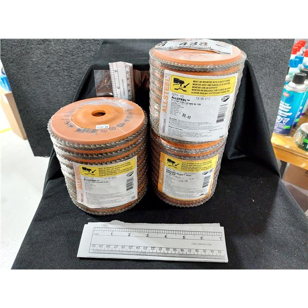 LOT DE 3 PAQUETS DE DISQUES À FEUILLETS WALTER ASSORTIS