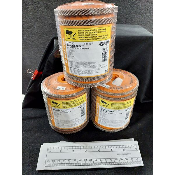 LOT DE 3 PAQUETS DE DISQUES À FEUILLETS WALTER ASSORTIS