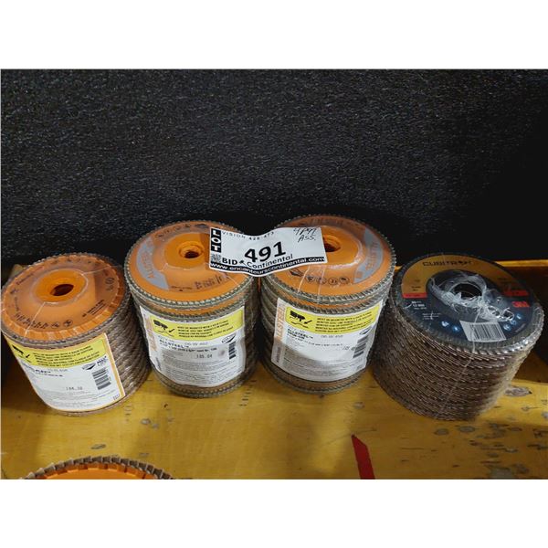 LOT DE 4 PAQUETS DE DISQUES À FEUILLETS ASSORTIS