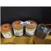 Image 1 : LOT DE 4 PAQUETS DE DISQUES À FEUILLETS ASSORTIS