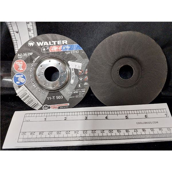 DISQUE DE COUPE WALTER ZIPCUT AZ-36-ZIP, 5 PO X 1/16 PO X 7/8 PO