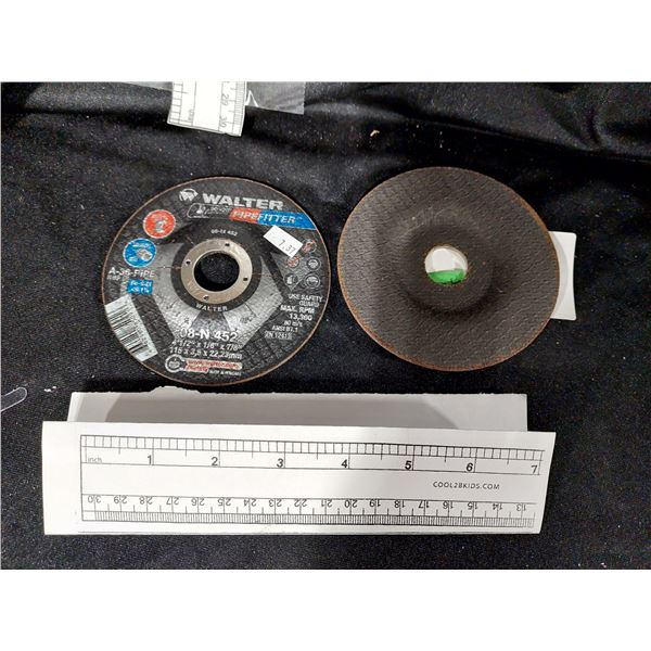 DISQUE DE COUPE WALTER PIPEFITTER 36-P POUR ACIER ET ACIER INOXYDABLE, 4-1/2 PO X 1/8 PO X 7/8 PO
