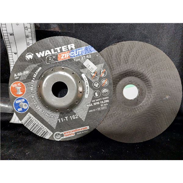DISQUE DE COUPE WALTER ZIPCUT A-60-P POUR ACIER ET ACIER INOXYDABLE, 6 PO X 3/64 PO X 7/8 PO