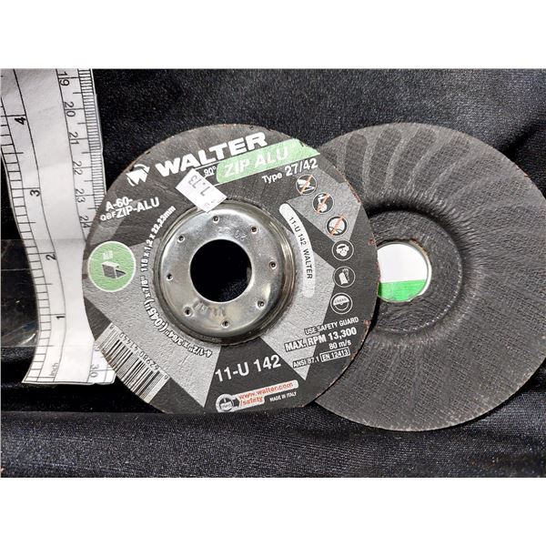 DISQUE DE COUPE WALTER ZIP ALU A-60-P-ALU, 4-1/2 PO X 3/64 PO X 7/8 PO