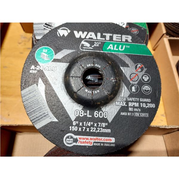 DISQUE WALTER POUR ALUMINIUM, 6 PO X 1/4 PO X 7/8 PO