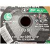 Image 2 : DISQUE DE COUPE WALTER ZIP ALU A-60-P-ALU, 4-1/2 PO X 3/64 PO X 7/8 PO