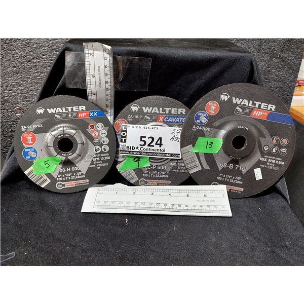 LOT DE 27 DISQUES DE COUPE ASSORTIS