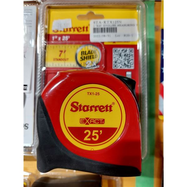 RUBAN À MESURER STARRETT 25 PI