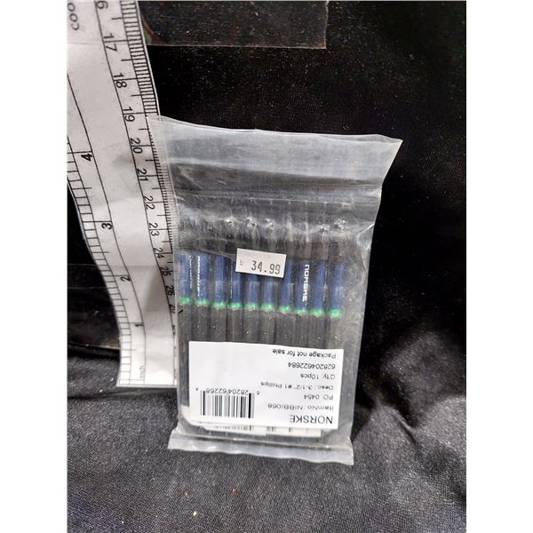 PAQUET DE 10 EMBOUTS DE TOURNEVIS PHILLIPS NO 1, 3-1/2 PO