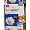Image 1 : BOÎTE DE 10 RESPIRATEURS CONTRE LES PARTICULES 3M N95