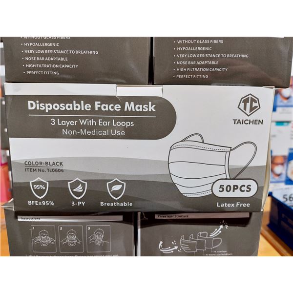BOÎTE DE 50 MASQUES À 3 COUCHES TAICHEN