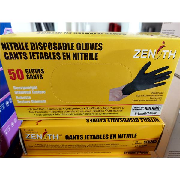 BOÎTE DE 50 GANTS JETABLES EN NITRILE, GRANDEUR TRÈS PETIT