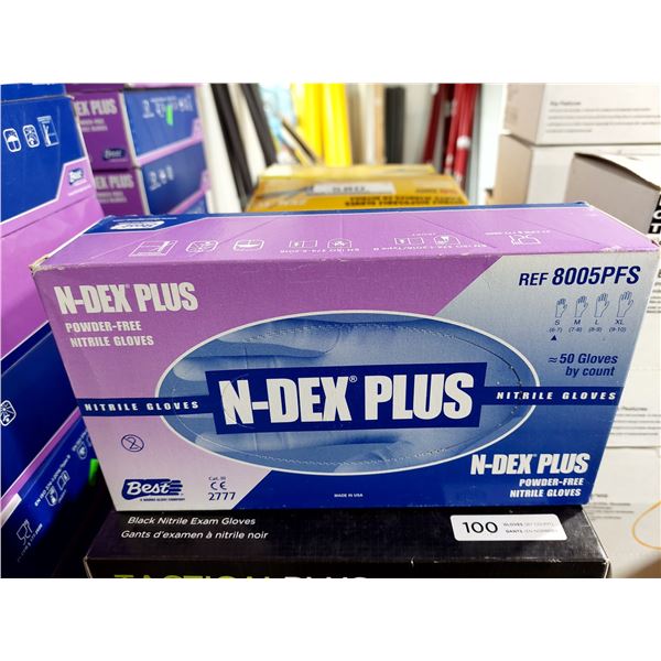 BOÎTE DE 50 GANTS EN NITRILE SANS POUDRE, GRANDEUR PETIT
