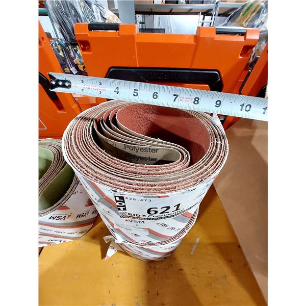 LOT DE 2 PAQUETS DE 5 BANDES À SABLER 90 PO X 6 PO