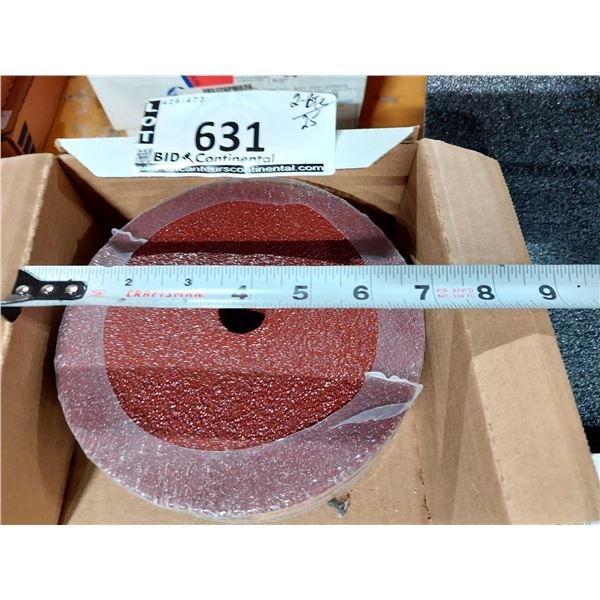BOÎTE DE 25 DISQUES EN FIBRE DE RÉSINE TRUE-KUT 7 PO X 7/8 PO, GRAIN 36