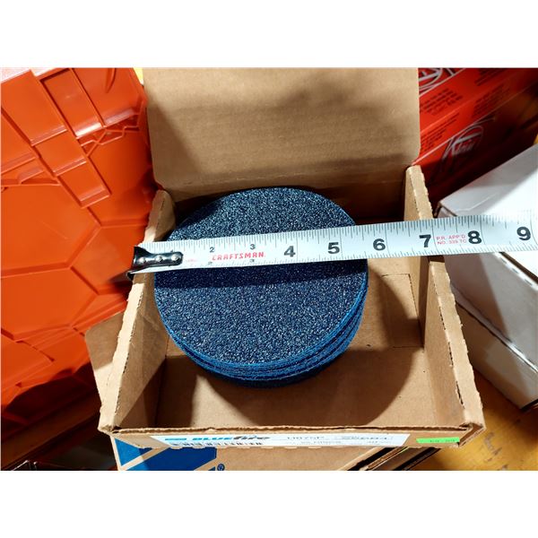 BOÎTE DE 25 DISQUES DE SABLAGE NORTON BLUEFIRE 5 PO, GRAIN 40
