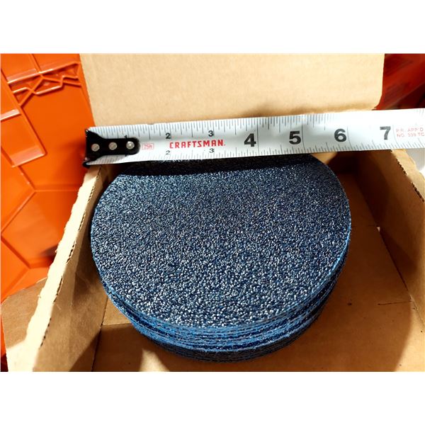 BOÎTE DE 25 DISQUES DE SABLAGE NORTON BLUEFIRE 5 PO, GRAIN 40