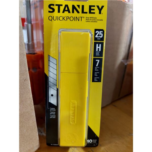 PAQUET DE LAMES STANLEY 25 MM