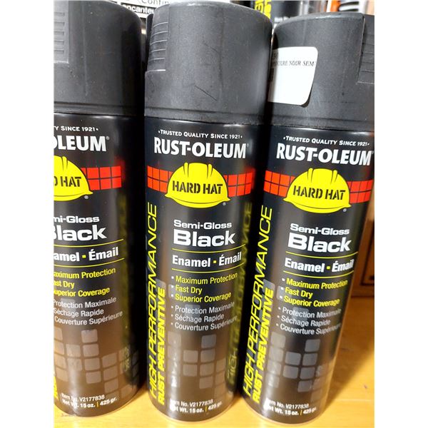 PEINTURE ÉMAIL RUST-OLEUM NOIRE MAT