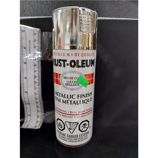 PEINTURE À FINI MÉTALLIQUE RUST-OLEUM, BRILLANTE