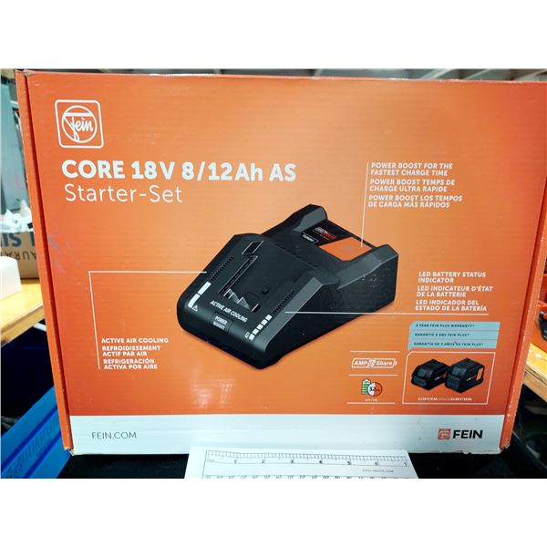 ENSEMBLE DE DÉPART FEIN INCLUANT 2 BATTERIES ET UN CHARGEUR