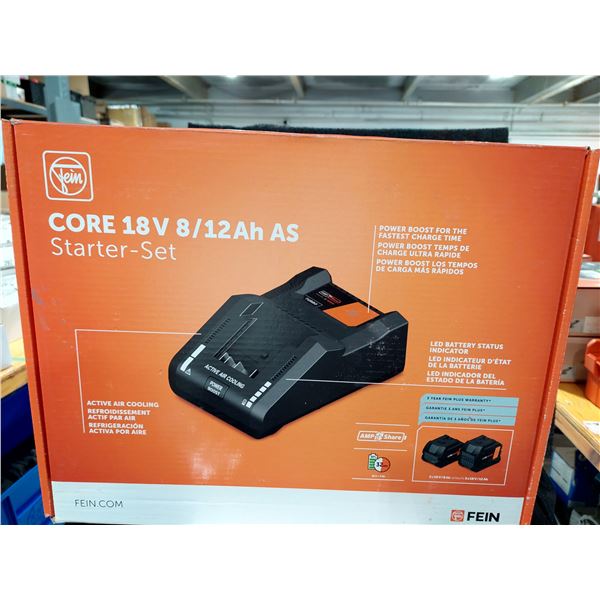 ENSEMBLE DE DÉPART FEIN INCLUANT 2 BATTERIES ET UN CHARGEUR