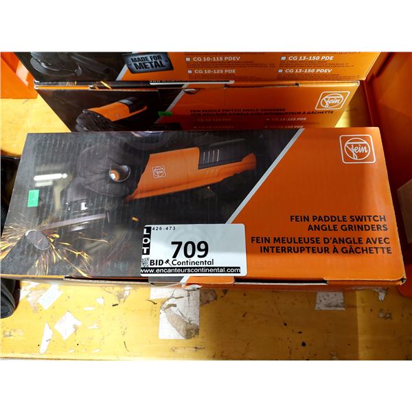MEULEUSE D’ANGLE COMPACTE FEIN CG 10-115 PDE, 4-1/2 PO, 1 140 W