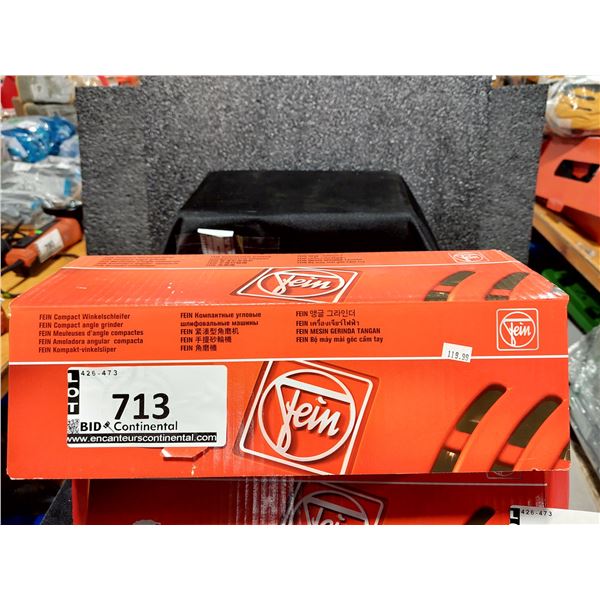 MEULEUSE D’ANGLE COMPACTE FEIN WSG 7-115, 4-1/2 PO, 760 W