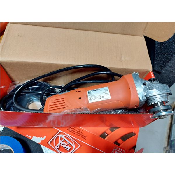 MEULEUSE D’ANGLE COMPACTE FEIN WSG 7-115, 4-1/2 PO, 760 W