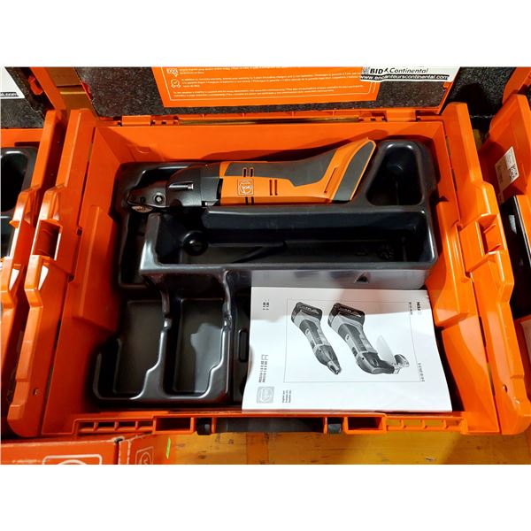 CISAILLE À TÔLE SANS FIL FEIN ABSS 18 1.6 E, 18 V, CAPACITÉ 1,6 MM, SANS BATTERIE