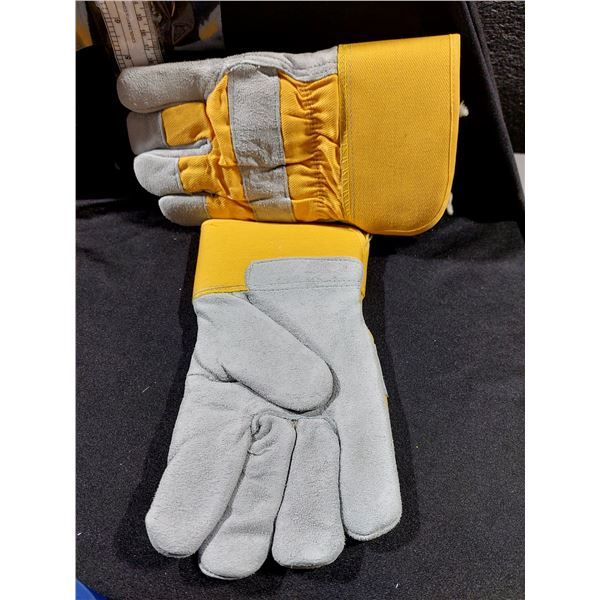 PAIRE DE GANTS DE TRAVAIL D’HIVER ZENITH EN CUIR FLEUR DE VACHE, GRANDEUR XL