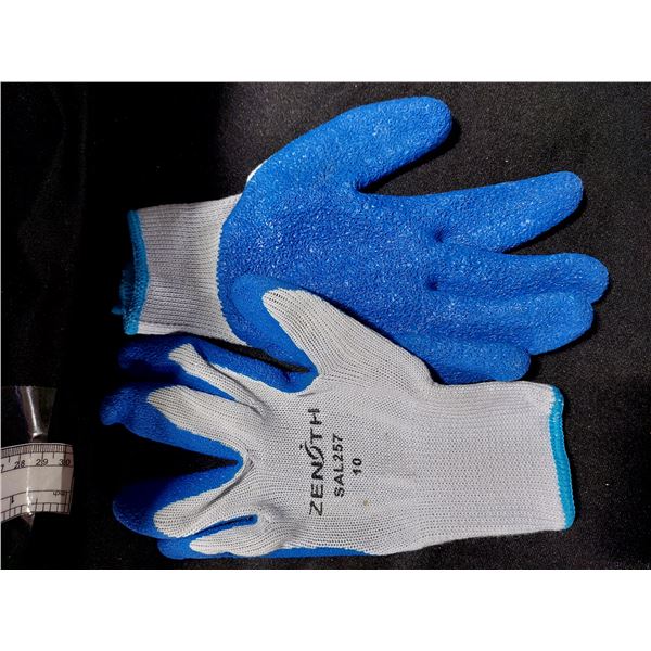 PAIRE DE GANTS DE TRAVAIL ZENITH, GRANDEUR 10