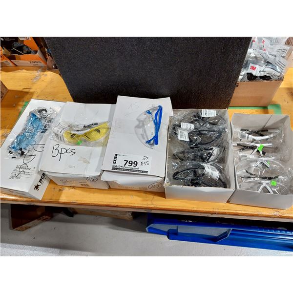 LOT DE 50 PAIRES DE LUNETTES DE SÉCURITÉ