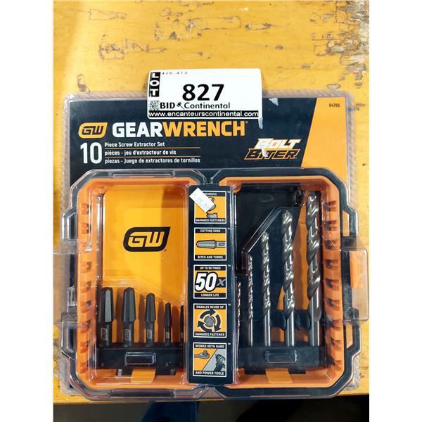 JEU D’EXTRACTEURS DE VIS 10 PIÈCES GEARWRENCH