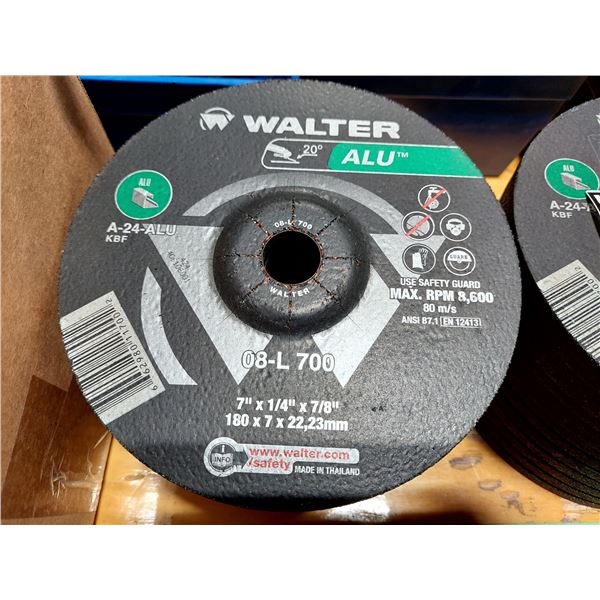 MEULE WALTER ALU 7" X 1/4" X 7/8"