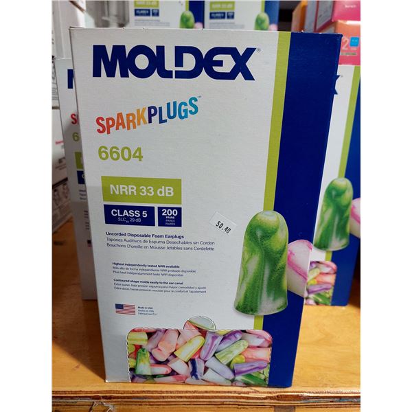 BOÎTE DE 200 PAIRES DE BOUCHONS D’OREILLES MOLDEX