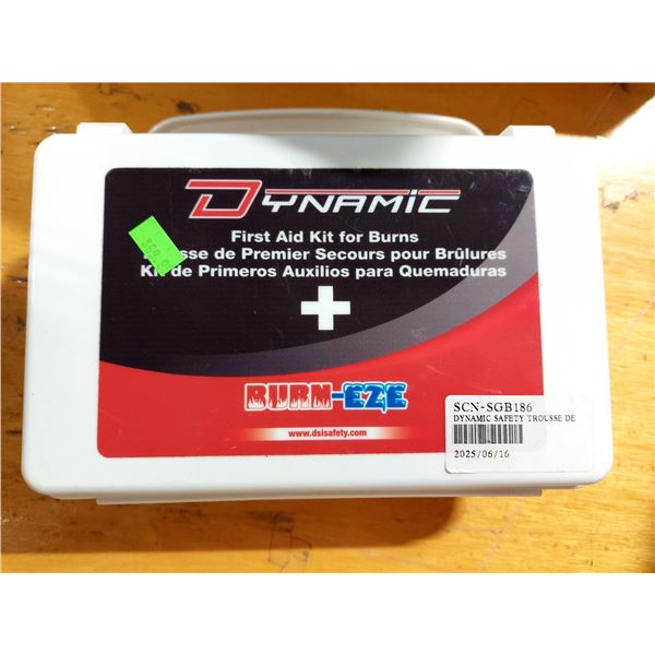 TROUSSE DE PREMIERS SOINS POUR BRÛLURES DYNAMIC