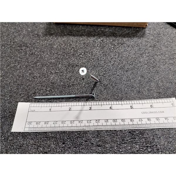 BOÏTE DE 3000 VIS À BOIS TÊTE PLATE PRISE CARRÉE #2 FILET TWINFAST #8 X 3-1/2", 8350SWSZFR, ZINGUÉES