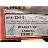 Image 3 : LOT DE 1300 + VIS AUTOPERCEUSES TÊTE GAUFRÉE PRISE CARRÉE #3 PT. #12-24 X 1-1/2", EVOLUTION WHS-1224
