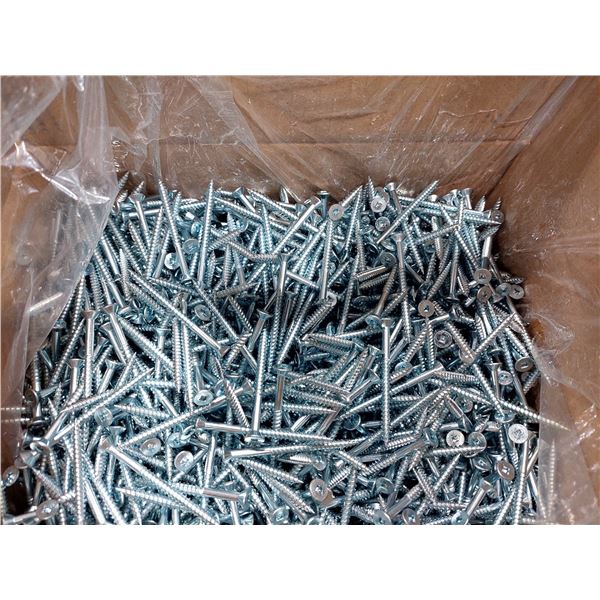 LOT DE 2000 VIS À BOIS TÊTE PLATE PRISE CARRÉE #2 FILET TWINFAST #10 X 2-1/2", 10250SWSZFR, ZINGUÉES