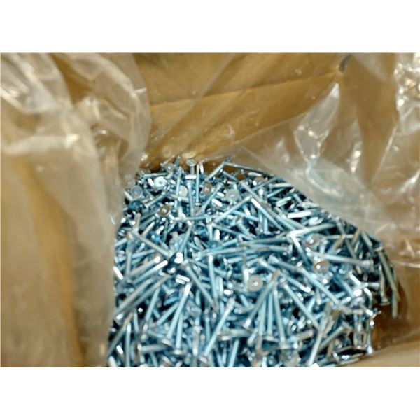 LOT DE 1250 + VIS AUTOPERCEUSES TÊTE GAUFRÉE MINCE PRISE CARRÉE #3 PT. #4 #12-24 X 2", EVOLUTION WHS
