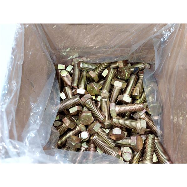 LOT DE 65 BOULONS À TÊTE HEXAGONALE GRADE 8 FILET COMPLET, 7/8-9 X 2-1/2", 8892508CSY, LINDFAST, ZIN